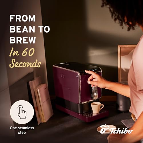 Tchibo Automatic Espresso & Coffee Machine with Built-in Grinder for Coffee Lovers in the Kitchen
