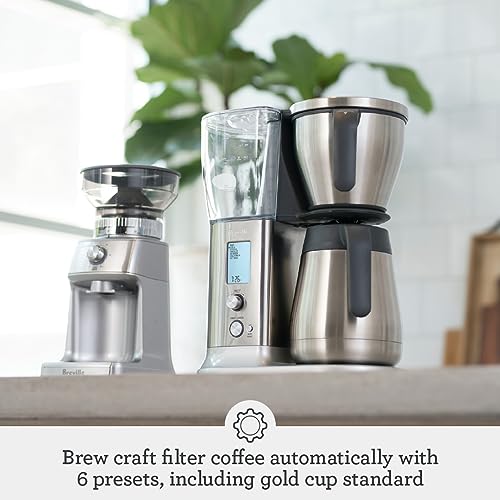 Breville Precision Brewer Drip Coffee Machine for Home Enthusiasts, Thermal Carafe, Brushed Stainless Steel
